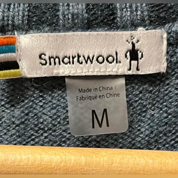 SmartWool Women's Medium Green Wool Blend Sweater - Picture 5 of 7